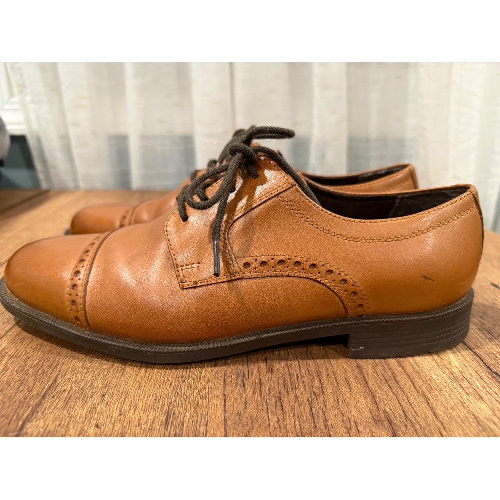 Cole Haan Men's Dustin Cap Toe‎ Brogue Oxford British Tan Style C25806 Men's 8.5 - Picture 3 of 10